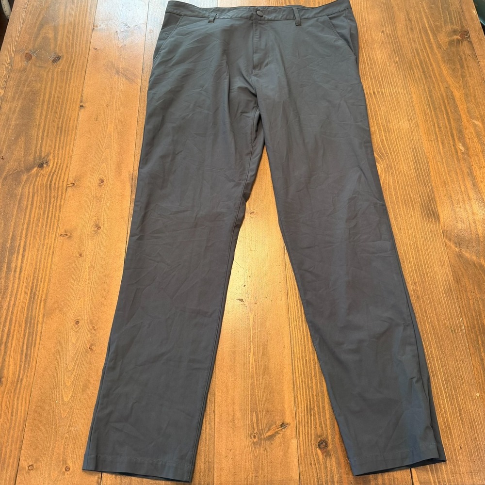 Rhone Pants Mens Size 36x31 Gray Commuter Slim Pants Straight City Office